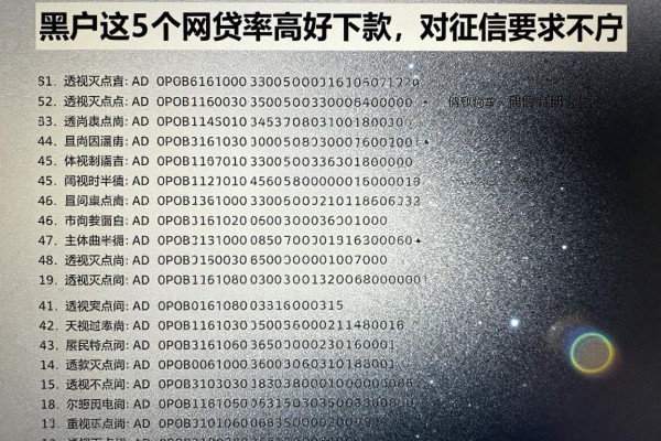 适合黑户这5个网贷通过率高好下款，综合表现尚可且借款5000对征信要求不高
