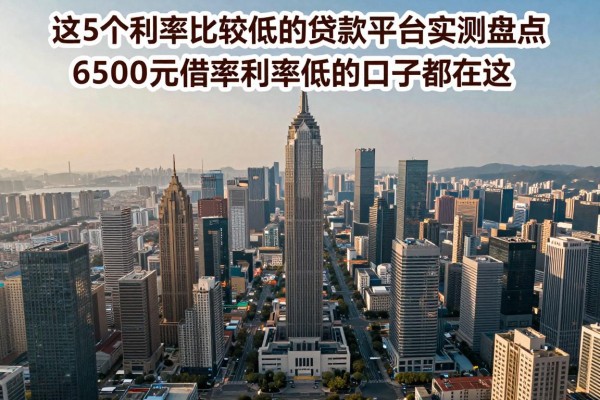 这5个利率比较低的贷款平台实测盘点，6500元借款利率低的口子都在这